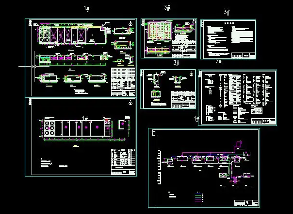 污水处理一体化设备图纸|标准图纸|工艺图（一体化污水处理设备工艺图）-2